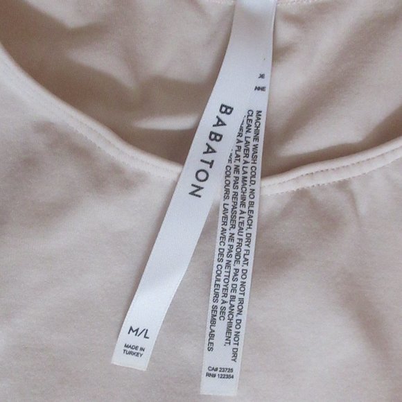 Babaton Aritzia  top tank with a round neckline Women  Beige  Medium/ large - Picture 5 of 7